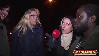 Interracial Group Sex With Mature German Milf