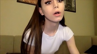 Russian Trans Woman Enjoys Intimate Moment With Partner