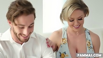 Milf'S Big Natural Tits Quiver On Young Stud'S Hard Shaft