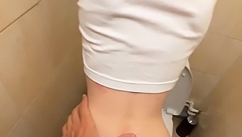 Group Sex In A Toilet And Bedroom With No One Around But Plenty Of Voyeurs