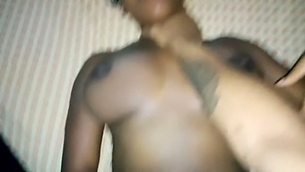 Ebony Teen Gets Her Throat Fucked And Covered In Cum