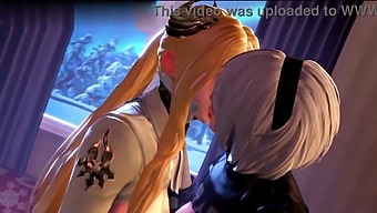 Sensual 3d Video Featuring Thin Women Enjoying Double Penetration And Facial Cumshots