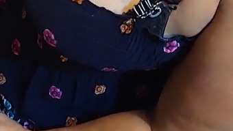 Natural Tits And Dirty Talk In Public Flashing Video