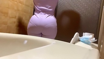 Amateur Footage Captures Busty Nurse'S Anal Encounter